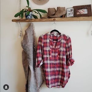 Anthropologie lightweight flannel